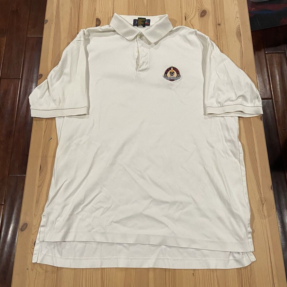 1997 US Open Congressional Polo Golf Shirt L Cotton Vintage
